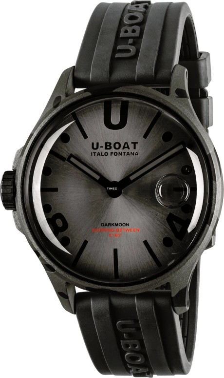 U-Boat,Darkmoon 44.80mm,44.80mm,Stainless Steel,Grey,Quartz,Sapphire,Crystal Glass,Round,9550