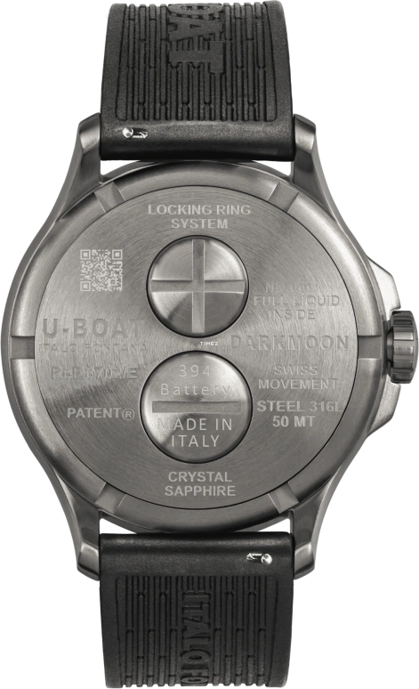 U-Boat,Darkmoon 46.50mm,46.50mm,Stainless Steel,Green,Quartz,Sapphire,Round,8702,8702/E