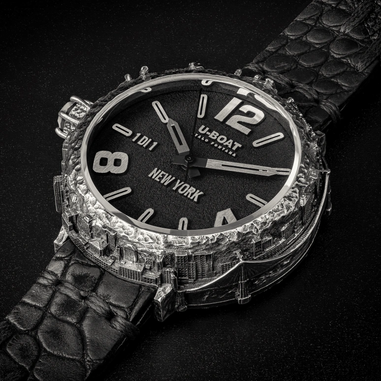 U-Boat,Special Editions 45mm,45mm,Silver,Black,Silver,Automatic,41hours,Sapphire,NY925QR
