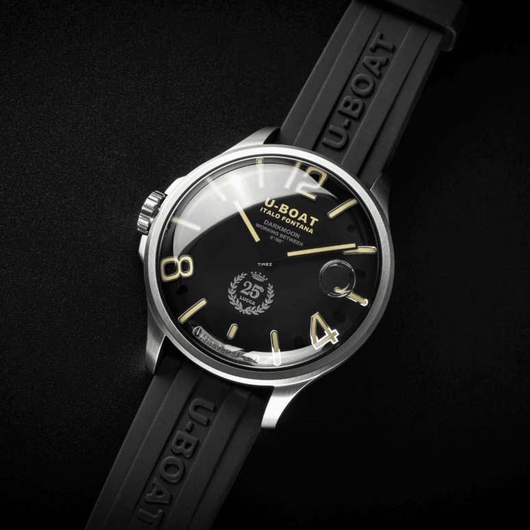 U-Boat,Darkmoon 46.50mm,46.50mm,Stainless Steel,Black,Quartz,Sapphire,Crystal Glass,Round,2027