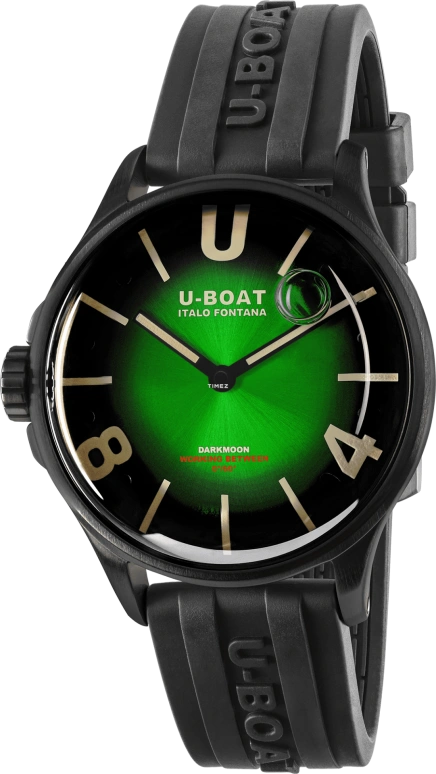 U-Boat,Darkmoon 41.50mm,41.50mm,Stainless Steel,Black,Green,Gradient,Quartz,Sapphire,Round,9503,9503/B