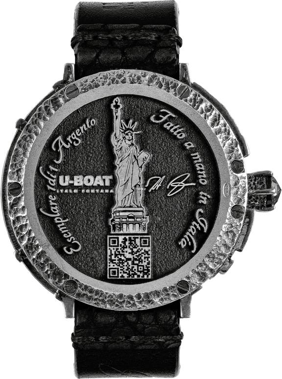 U-Boat,Special Editions 45mm,45mm,Silver,Black,Silver,Automatic,41hours,Sapphire,NY925QR