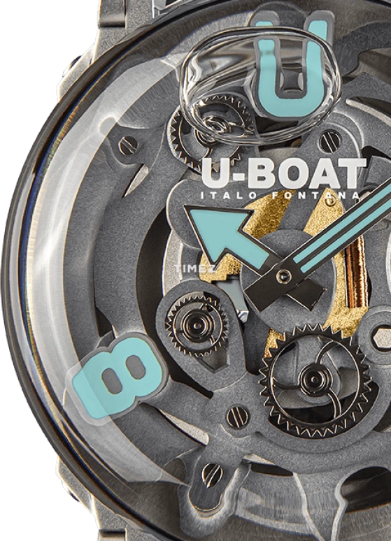 U-Boat,U-65 44mm,44mm,Stainless Steel,Grey,Quartz,Sapphire,Crystal Glass,Round,3352