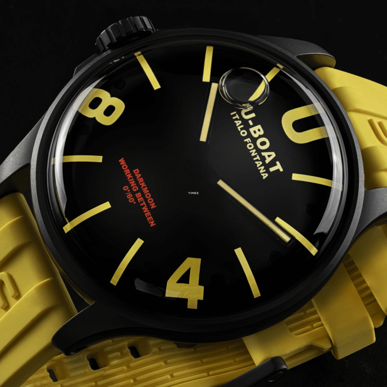 U-Boat,Darkmoon 44.80mm,44.80mm,Stainless Steel,Black,Quartz,Sapphire,Round,9522,9522/A