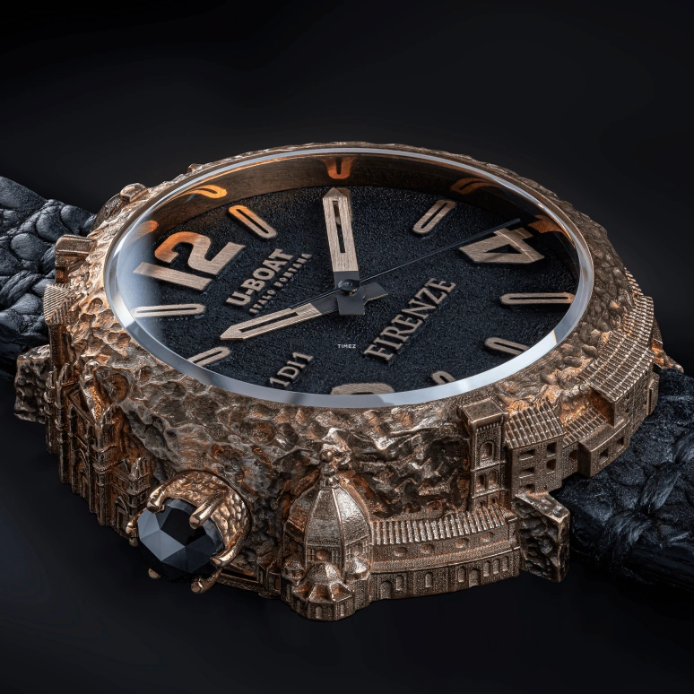 U-Boat,Special Editions 45mm,45mm,Bronze,Black,Bronze,Automatic,41hours,Sapphire,FIBZQR