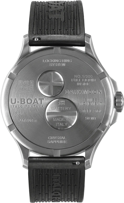 U-Boat,Darkmoon 46.50mm,46.50mm,Stainless Steel,Black,Quartz,Sapphire,Crystal Glass,Round,2027