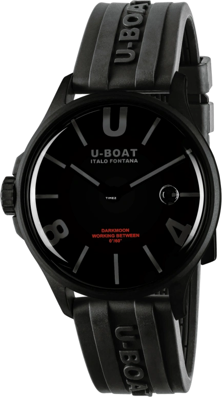 U-Boat,Darkmoon 40mm,40mm,Stainless Steel,Black,Quartz,Sapphire,Round,9545