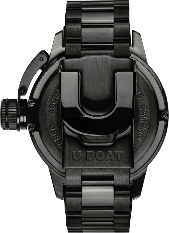 U-Boat,Classico 46mm,46mm,Stainless Steel,Black,Beige,Automatic,Day,41hours,9015,9015/MT