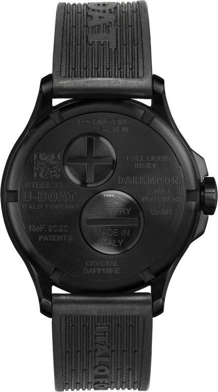 U-Boat,Darkmoon 40mm,40mm,Stainless Steel,Blue,Beige,Quartz,Sapphire,Round,9020,9020/B