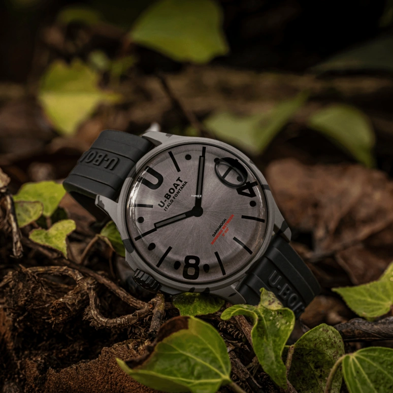 U-Boat,Darkmoon 44.80mm,44.80mm,Stainless Steel,Grey,Quartz,Sapphire,Crystal Glass,Round,9550