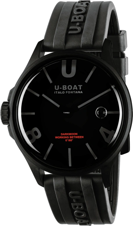 U-Boat,Darkmoon 44.80mm,44.80mm,Stainless Steel,Black,Quartz,Sapphire,Crystal Glass,Round,9544