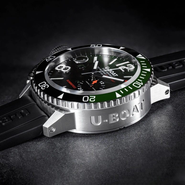 U-Boat,Sommerso 46mm,46mm,Stainless Steel,Black,Green,Silver,Automatic,Day,41hours,9520