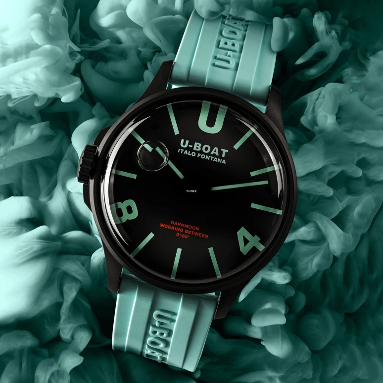 U-Boat,Darkmoon 44.70mm,44.70mm,Stainless Steel,Black,Quartz,Sapphire,Round,9526,9526/A