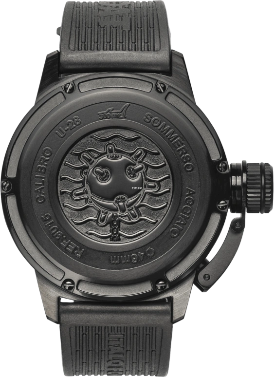 U-Boat,Sommerso 46mm,46mm,Stainless Steel,Black,Beige,Automatic,Day,41hours,9015