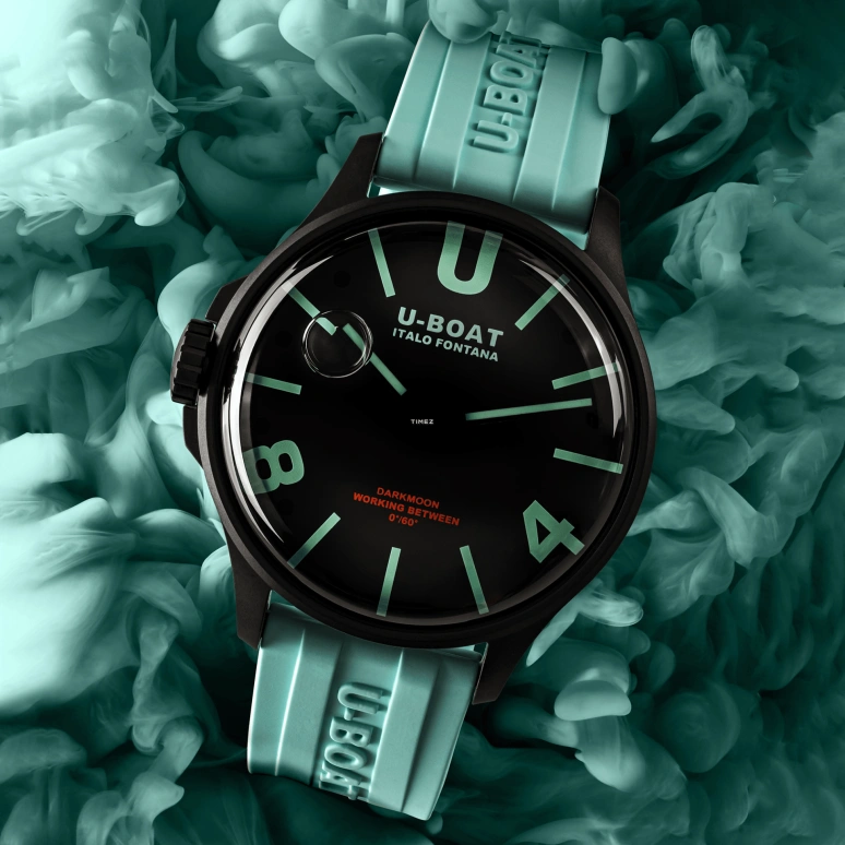 U-Boat,Darkmoon 46.50mm,46.50mm,Stainless Steel,Black,Quartz,Sapphire,Round,9526,9526/B