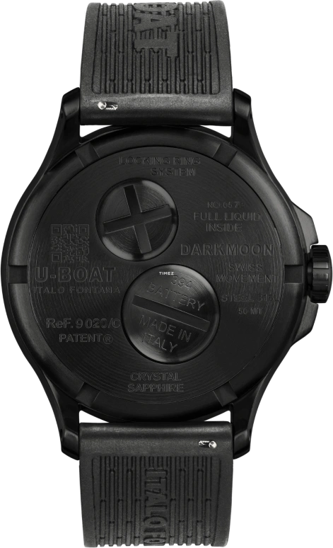 U-Boat,Darkmoon 40mm,40mm,Stainless Steel,Blue,Quartz,Sapphire,Round,9020,9020/C