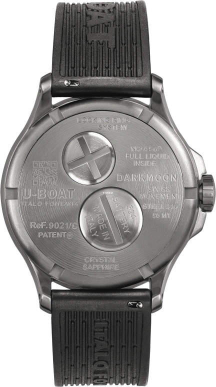 U-Boat,Darkmoon 40mm,40mm,Stainless Steel,Blue,Quartz,Sapphire,Round,9021,9021/C