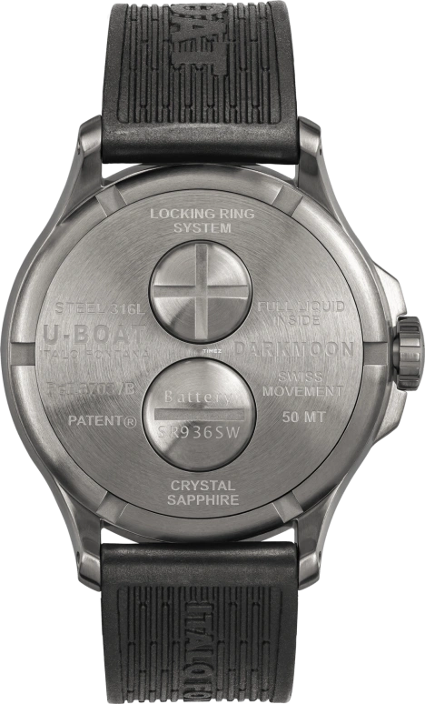 U-Boat,Darkmoon 44.80mm,44.80mm,Stainless Steel,Orange,Black,Beige,Quartz,Sapphire,Round,8703,8703/B