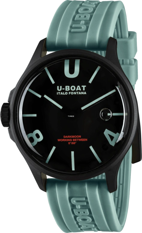 U-Boat,Darkmoon 44.70mm,44.70mm,Stainless Steel,Black,Quartz,Sapphire,Round,9526,9526/A