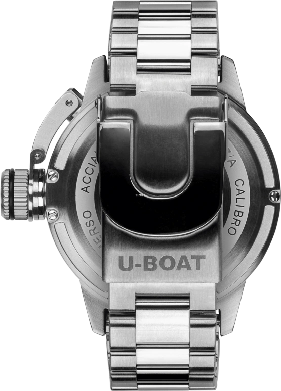 U-Boat,Classico 46mm,46mm,Stainless Steel,Black,Beige,Automatic,Day,Sapphire,Crystal Glass,9007,9007/A/MT