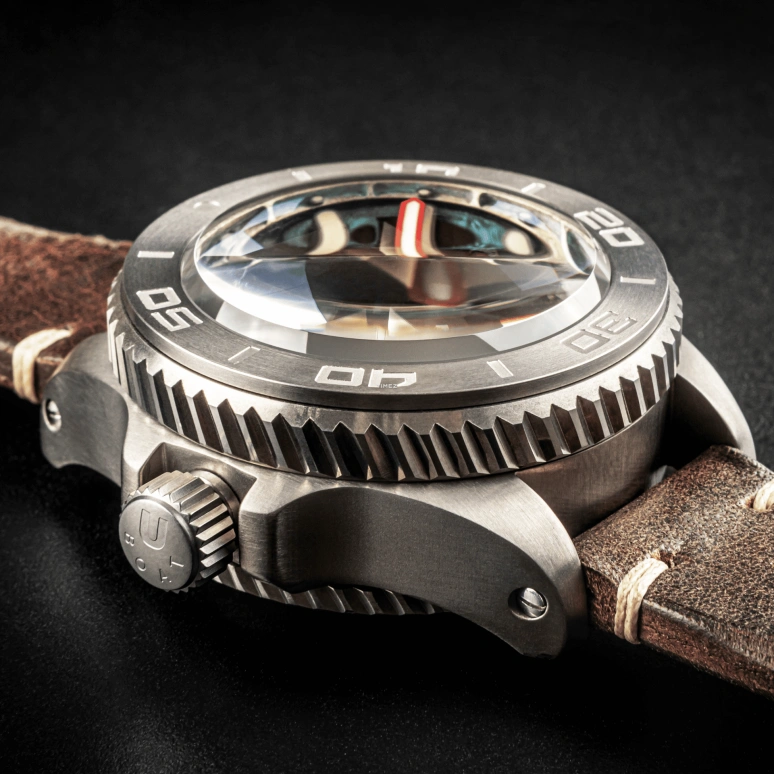 U-Boat,Sommerso 46mm,46mm,Titanium,Multi-Color,Brown,Automatic,41hours,Sapphire,Crystal Glass,3600