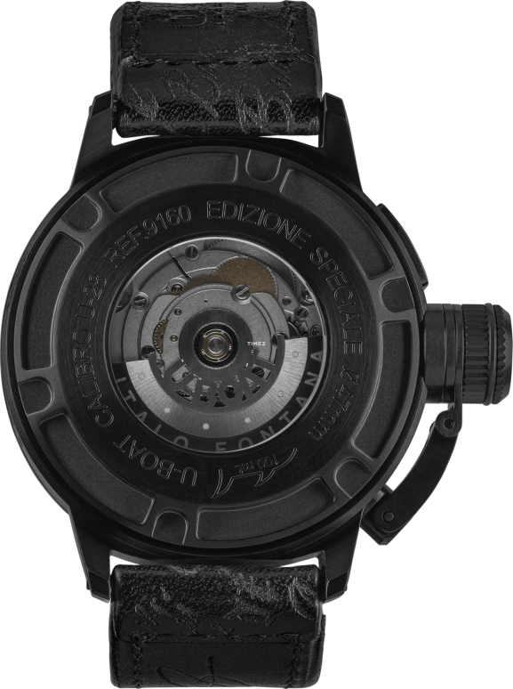 U-Boat,Classico 47mm,47mm,Stainless Steel,Black,Automatic,Day,Sapphire,9160