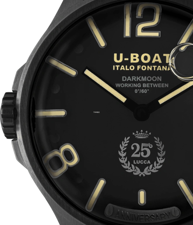 U-Boat,Darkmoon 46.50mm,46.50mm,Stainless Steel,Black,Quartz,Sapphire,Crystal Glass,Round,2026