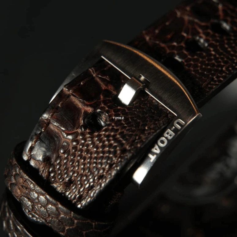 U-Boat,Chimera 46mm,46mm,Stainless Steel,Yellow Gold,Black,Automatic,Day,Sapphire,Crystal Glass,2535