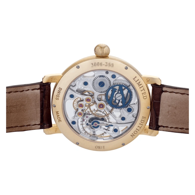 Ulysse Nardin,Maxi Skeleton 43.50mm,43.50mm,Rose Gold,Handwound,Sapphire,Crystal Glass,Round,3006,3006-200