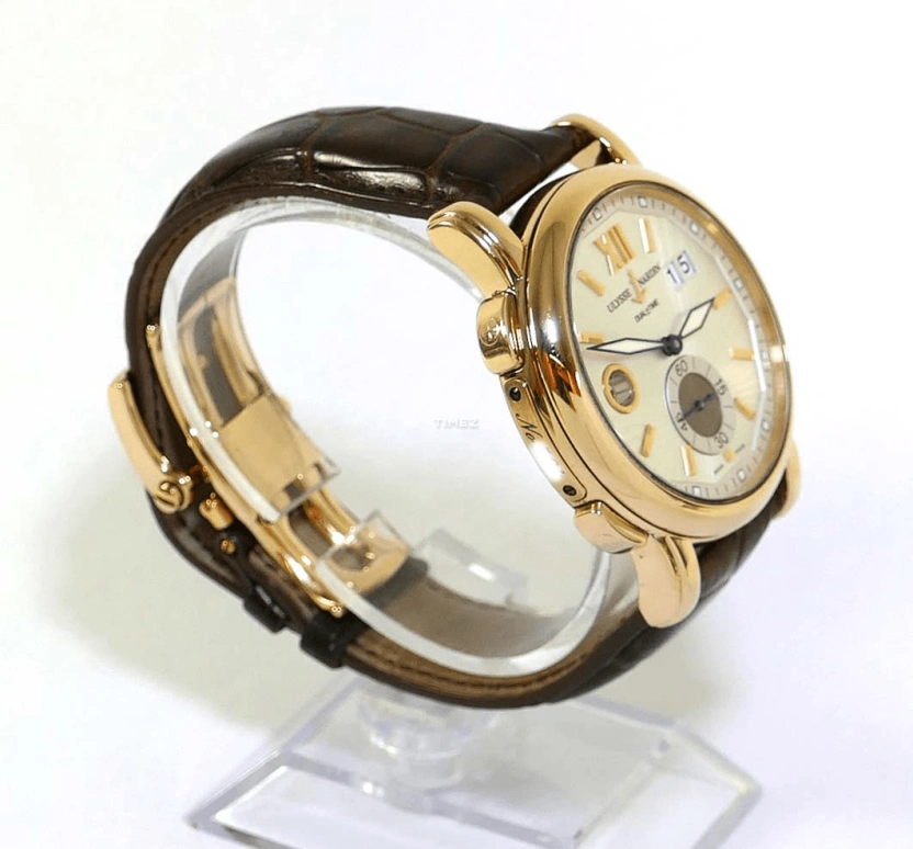 Ulysse Nardin,Classico 42mm,42mm,Rose Gold,Silver,Automatic,Dule Time,Big Date,246,246-55/31