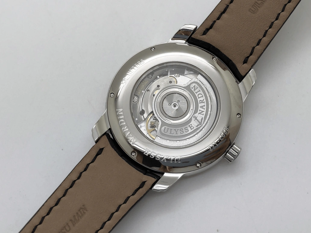 Ulysse Nardin,Classico 40mm,40mm,Stainless Steel,Silver,Automatic,Moonphase,Day,8293,8293-122-2/41