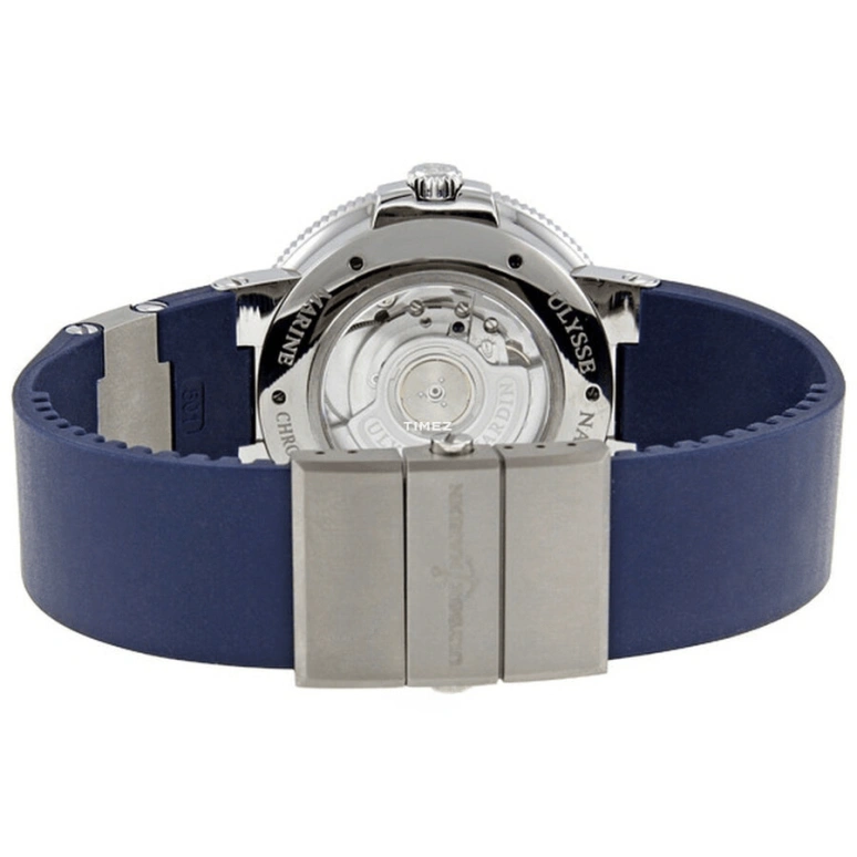 Ulysse Nardin,Marine 43mm,43mm,Stainless Steel,Blue,Automatic,Day,Power Reserve Indicator,263,263-67-3/43