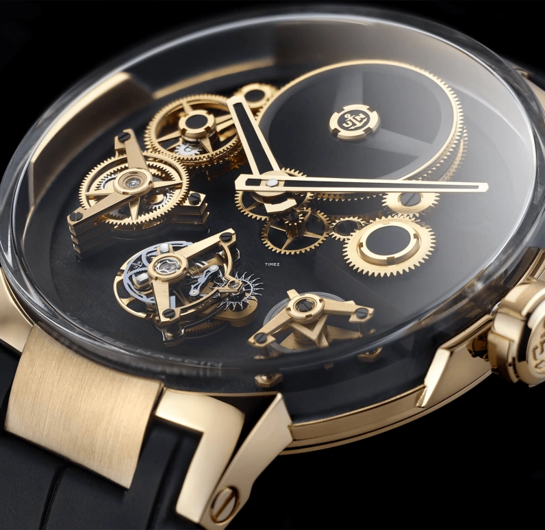 Ulysse Nardin,Blast 44mm,44mm,Rose Gold,Black,Handwound,Power Reserve Indicator,Tourbillon,1766,1766-176