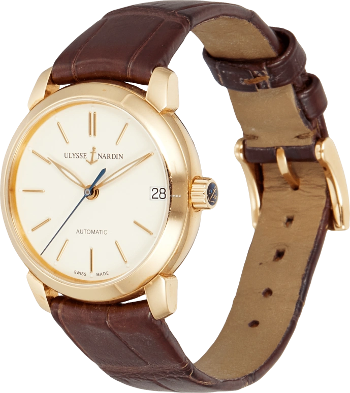 Ulysse Nardin,Classico 31mm,31mm,Rose Gold,White,Automatic,Day,42hours,8106,8106-116-2/90