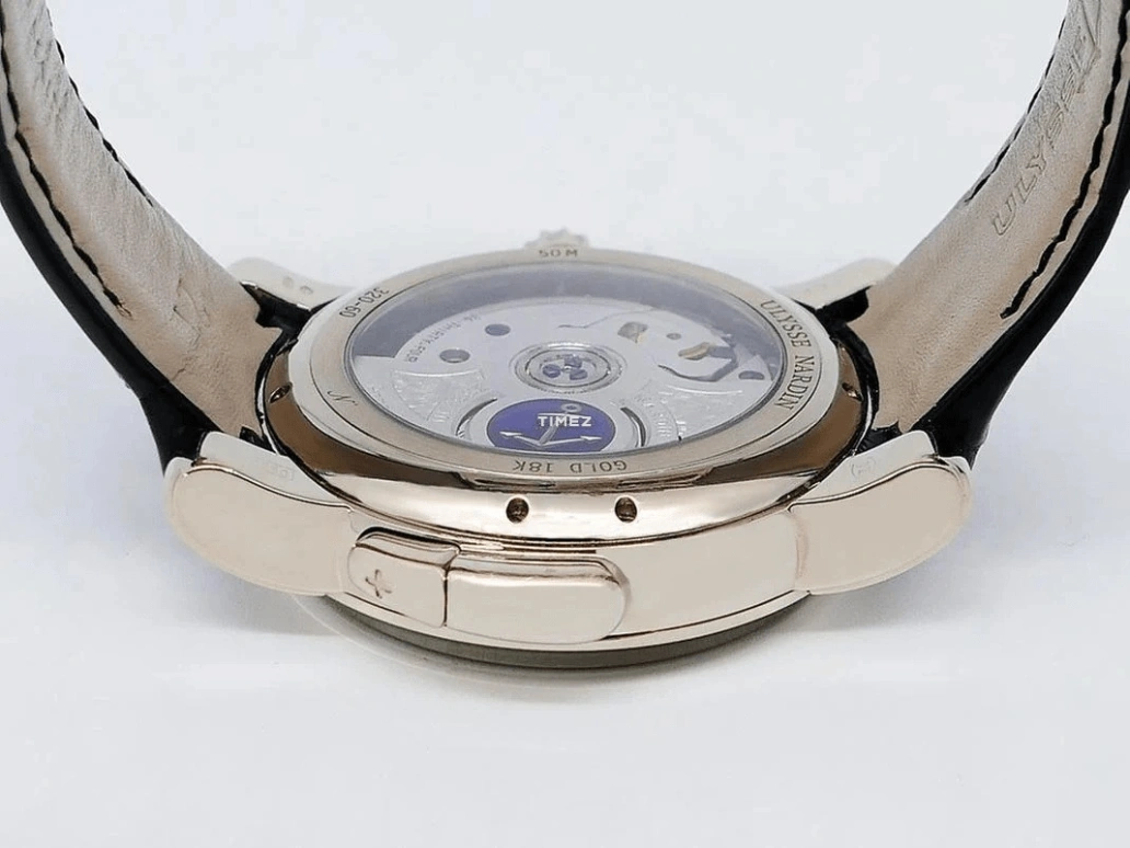 Ulysse Nardin,Other 42mm,42mm,White Gold,Grey,Automatic,Perpetual Calendar,Annual Calendar,Month,Date,In-house Caliber,Sapphire,Crystal Glass,320,320-60/69