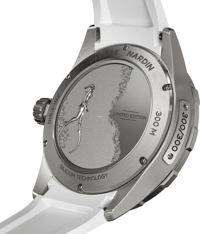 Ulysse Nardin,Diver 39mm,39mm,Stainless Steel,Grey,Automatic,Day,42hours,8163,8163-182LE-3/11-GW