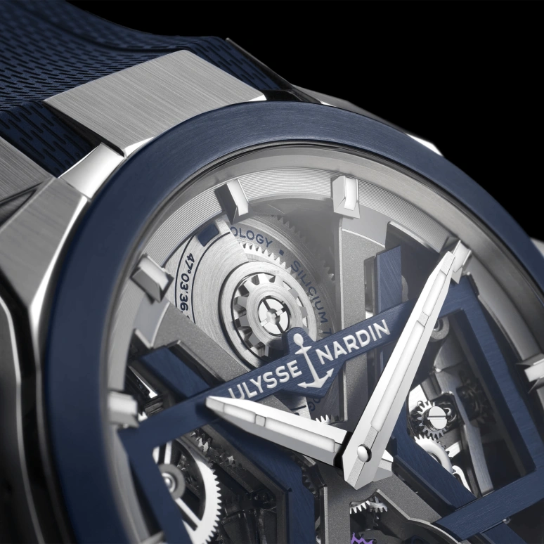 Ulysse Nardin,Blast 45mm,45mm,Stainless Steel,Skeleton,Automatic,Tourbillon,72hours,1723,1723-400-3A/03