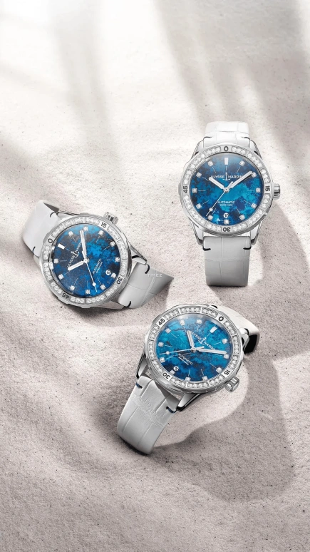Ulysse Nardin,Diver 39mm,39mm,Stainless Steel,Multi-Color,Automatic,Day,42hours,8163,8163-182B1LE-9A-ATOLL1A