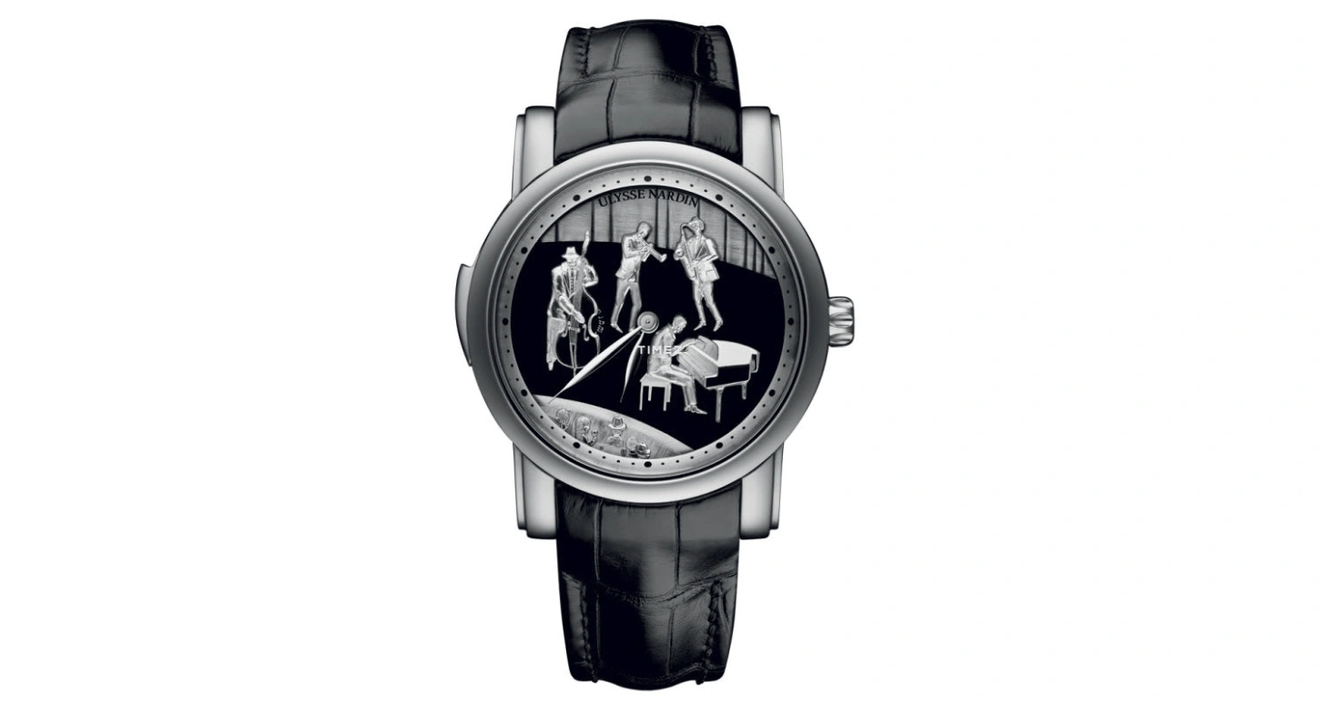 Ulysse Nardin,Classico 42mm,42mm,Platinum,Black,Handwound,Minute Repeater,36hours,749,749-88