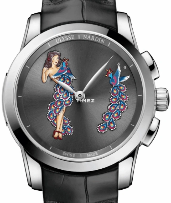 Ulysse Nardin,Classico 43mm,43mm,Platinum,Black,Automatic,Minute Repeater,40hours,6109,6109-130/E2-PINUP