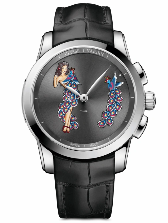 Ulysse Nardin,Classico 43mm,43mm,Platinum,Black,Automatic,Minute Repeater,40hours,6109,6109-130/E2-PINUP