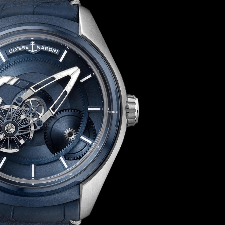 Ulysse Nardin,Freak 43mm,43mm,Titanium,Blue,Automatic,72hours,In-house Caliber,2303,2303-270.2/03