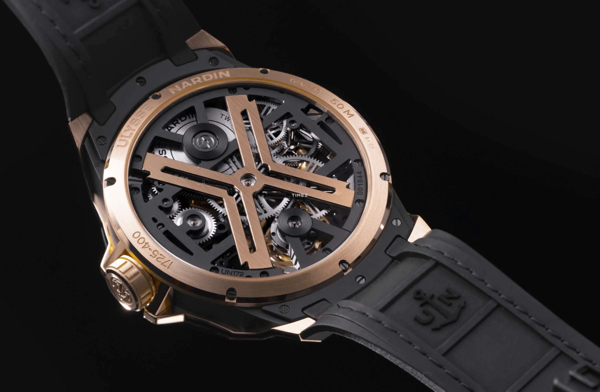 Ulysse Nardin,Blast 45mm,45mm,Titanium,Skeleton,Automatic,Tourbillon,Glass,1725,1725-400-2A/1A