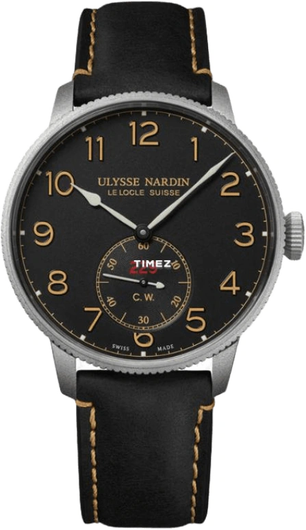 Ulysse Nardin,Marine 44mm,44mm,Stainless Steel,Black,Automatic,60hours,In-house Caliber,1183,1183-320LE/62