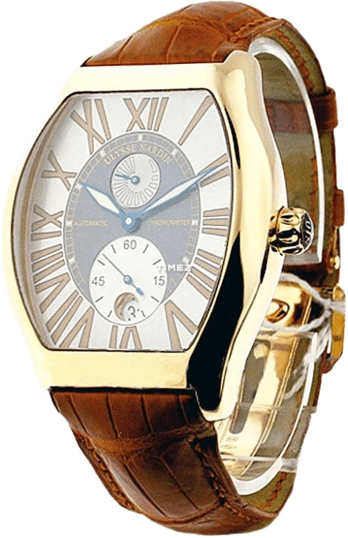 Ulysse Nardin,Michelangelo 38mm,38mm,Rose Gold,Silver,Grey,Automatic,Day,Power Reserve Indicator,276,276-68/421