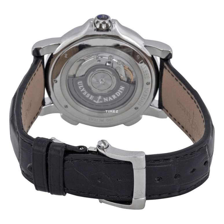 Ulysse Nardin,Dual Time 42mm,42mm,Stainless Steel,Black,Automatic,Dule Time,Big Date,243,243-55/62
