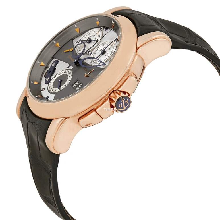 Ulysse Nardin,Sonata 42mm,42mm,Rose Gold,Grey,Silver,Automatic,Countdown,Dule Time,Repeater,Big Date,42hours,In-house Caliber,676,676-88/212