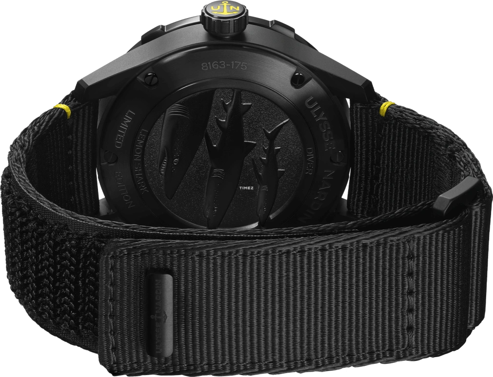 Ulysse Nardin,Diver 42mm,42mm,Stainless Steel,Black,Automatic,Day,42hours,8163,8163-175LE/92-LEMONSHARK