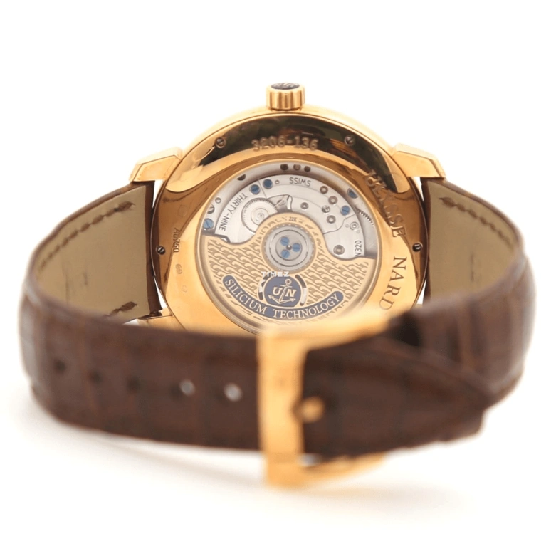 Ulysse Nardin,Classico 40mm,40mm,Rose Gold,Beige,Automatic,Day,48hours,3206,3206-136-2/31