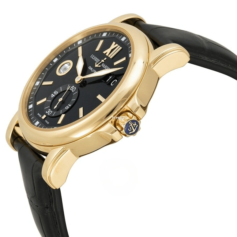 Ulysse Nardin,Dual Time 42mm,42mm,Rose Gold,Black,Automatic,Dule Time,Big Date,246,246-55/32